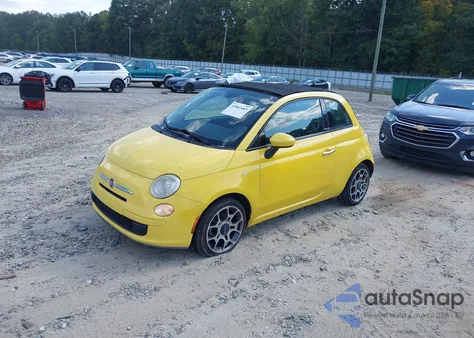 2013 Fiat 500C Pop from USA, damaged, VIN 3C3CFFDR0DT593511